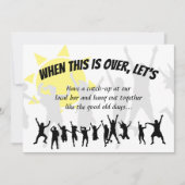 これが終わったらポストのロック救ダウンを行う 招待状 (正面)