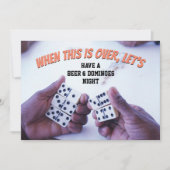 これが終わったら日付を保存しよう 招待状 (正面)