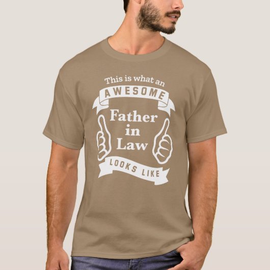 これが義理素晴らしの父の面影 Tシャツ (正面)