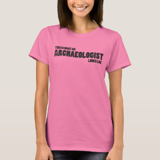 「これが考古学者の様子だ」戦車 Tシャツ