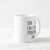 これが表計算のコーヒーマグを呼び出す コーヒーマグカップ (正面右)