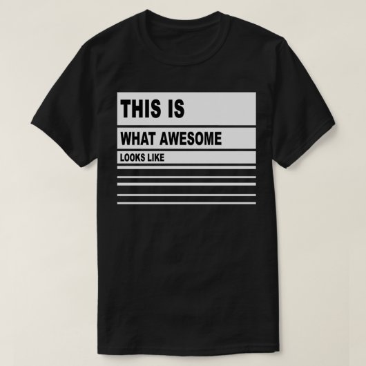 これが見素晴らした目 Tシャツ (デザイン正面)
