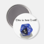 これが転が私のやり方(d20) マグネット (正面/裏面)