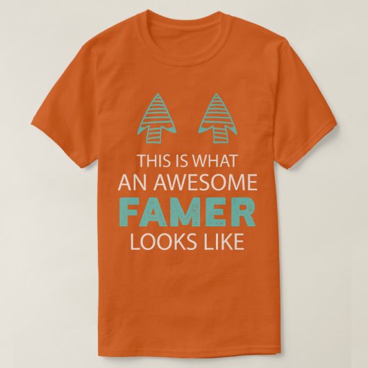これが農家の素晴らし様子だ Tシャツ (デザイン正面)