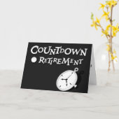 これが退任へのカウントダウン** カード (黄色い花)