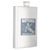 これが退職した私の新しい仕事のスキーだ フラスク (右)