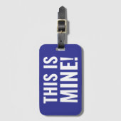 これが鉱山ことわざトラベラおもしろいー旅行 ラゲッジタグ (正面縦)