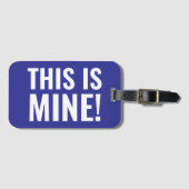 これが鉱山ことわざトラベラおもしろいー旅行 ラゲッジタグ (正面横)