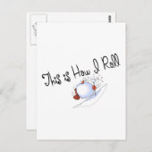 これが雪だるま式転がだ ポストカード (正面/裏面)