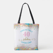 これが40の素晴らしい外観 トートバッグ (裏面)