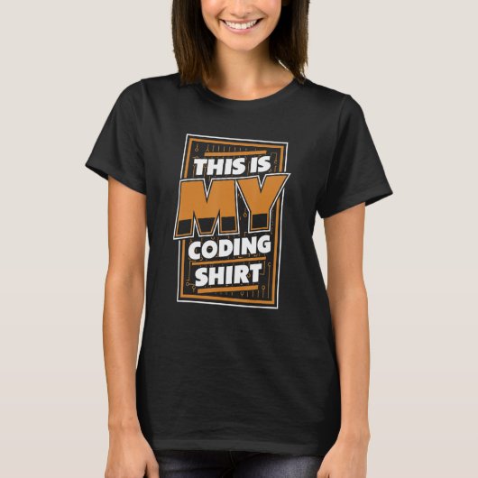 これがCoding Clothing Coder Engineerのソフトウェア Tシャツ (正面)