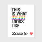 これがLGBTQの姿です シール (シート)