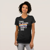 これがLGBTQの姿です Tシャツ (正面フル)