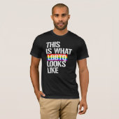 これがLGBTQの姿です Tシャツ (正面フル)
