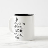 これがPE素晴らし先生 ツートーンマグカップ (正面左)