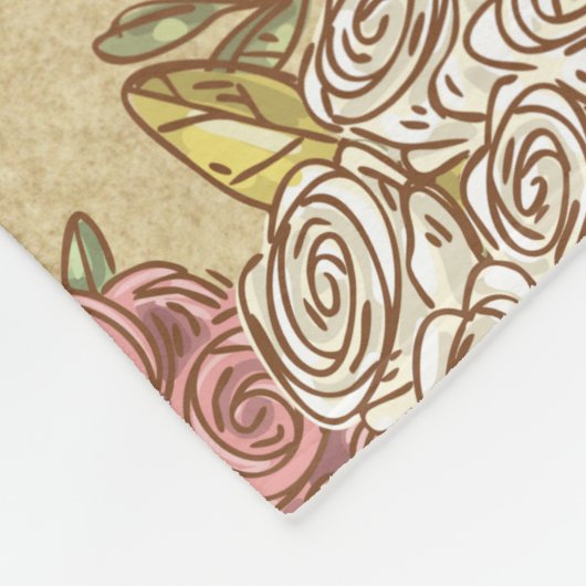 これがYOUR LIFE MOM – 写真とマイルストーンの追加 フリースブランケット (角)