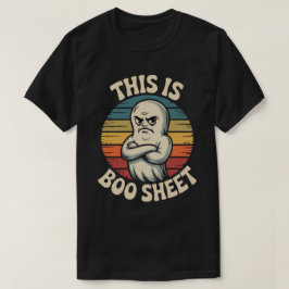これこそブーシート | かわいいレトロな幽霊のハロウィン Tシャツ