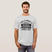 これこそ貧乏人の前足だ Tシャツ (正面フル)