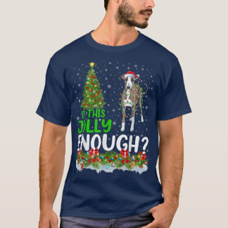 これすてきで十分イタリアンなGreyhound Dog Christm Tシャツ