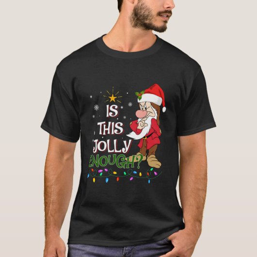 これすてきは十分なノエル不機嫌な小妖精や小人のクリスメリーム Tシャツ (正面)