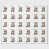 これすてきは気難しい猫のクリスマスライトか ラッピングペーパー (フラット)