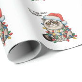 これすてきは気難しい猫のクリスマスライトか ラッピングペーパー (ロールコーナー)