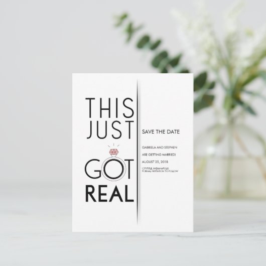 これだけ得実在 | 日付おもしろいの保存 案内ポストカード (スタンド正面)