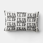 「これだ」タイポグラフィ装飾用クッション ランバークッション (裏面)