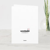 これってオンになってる？ユーモアの溢れるグリーティングカード カード (裏面)