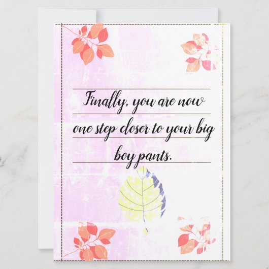 これであなたの仲間が彼ら最高のの日に望むなら (正面)