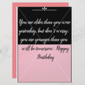 これであなたの愛する人々最高のの一日を望む (正面/裏面)