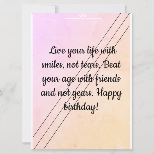 これであなたの愛する人々最高のの一日を望む (正面)