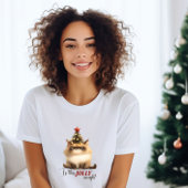 これですてき足りる?クリスマス猫Tシャツ Tシャツ