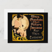 これで写真プログラムは終了だ – ヴィンテージ ポストカード (正面/裏面)