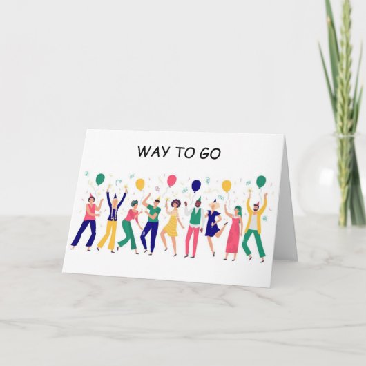 **これで離婚成立** おめでとう！ カード (正面)