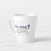 これでOOO? 譲れません カフェラテマグ (左アングル)