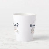 これでOOO? 譲れません カフェラテマグ (正面)