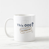 これでＯＯＯ？譲れません コーヒーマグカップ (左)