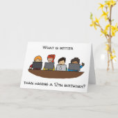 「これで、「*10代の若者*」が13誕生日 カード (黄色い花)