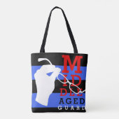 これにあなたの物を置いて下さい トートバッグ (裏面)