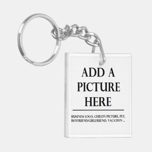 これにあなた自身のイメージおよび文字を加えて下さい キーホルダー (正面左)