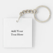 これにあなた自身のイメージおよび文字を加えて下さい キーホルダー (裏面)