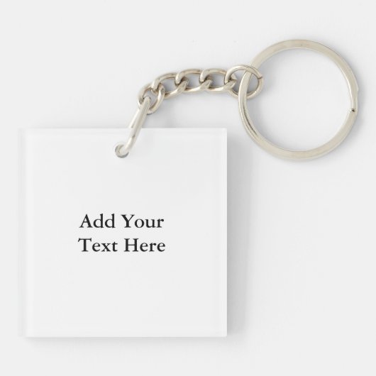 これにあなた自身のイメージおよび文字を加えて下さい キーホルダー (裏面)