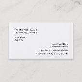 これにあなた自身のビジネスをして下さい 名刺 (裏面)