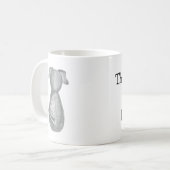 これにそれでおそらく犬の毛が-コーヒー・マグあります コーヒーマグカップ (正面左)