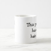 これにそれでおそらく犬の毛が-コーヒー・マグあります コーヒーマグカップ (中央)