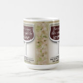 これにワインを飲むことができます賭けてみて下さい コーヒーマグカップ (中央)