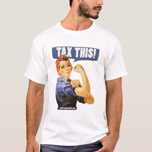 これに課税して下さい Tシャツ (正面)