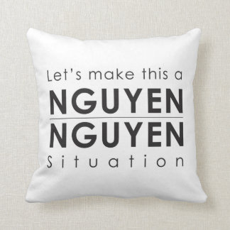 これにNguyen/Nguyenの状態の枕をしよう クッション