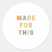 これのために作られた |宗教デカール 聖書の聖句 ラウンドシール (正面)